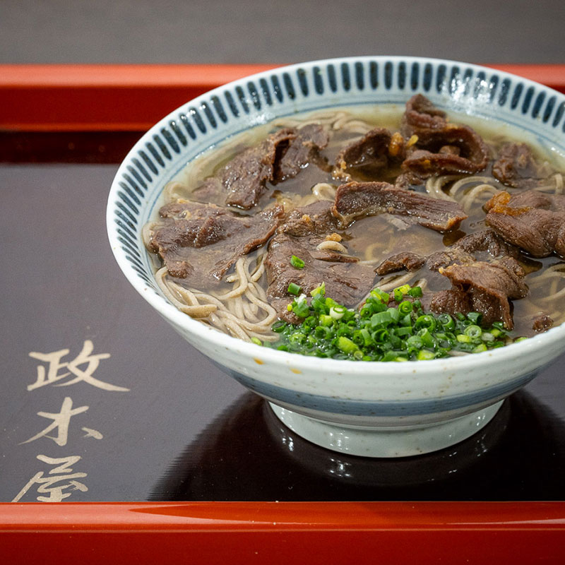 「馬肉そば」