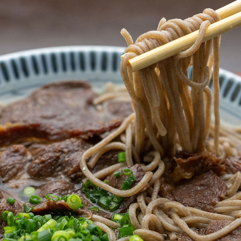 「馬肉そば」