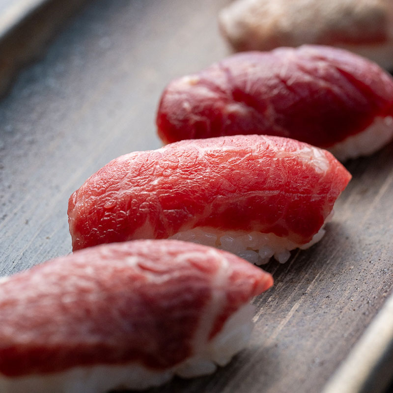 特選馬肉握壽司 4種盛合