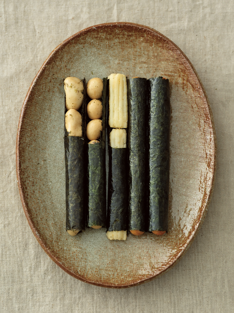 有明の海の恵みを熊本銘菓「風雅巻き」で味わう。